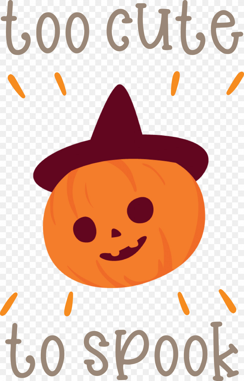Halloween Too Cute To Spook Spook, PNG, 1921x3000px, Halloween, Happiness, Meter, Pumpkin, Smiley Download Free