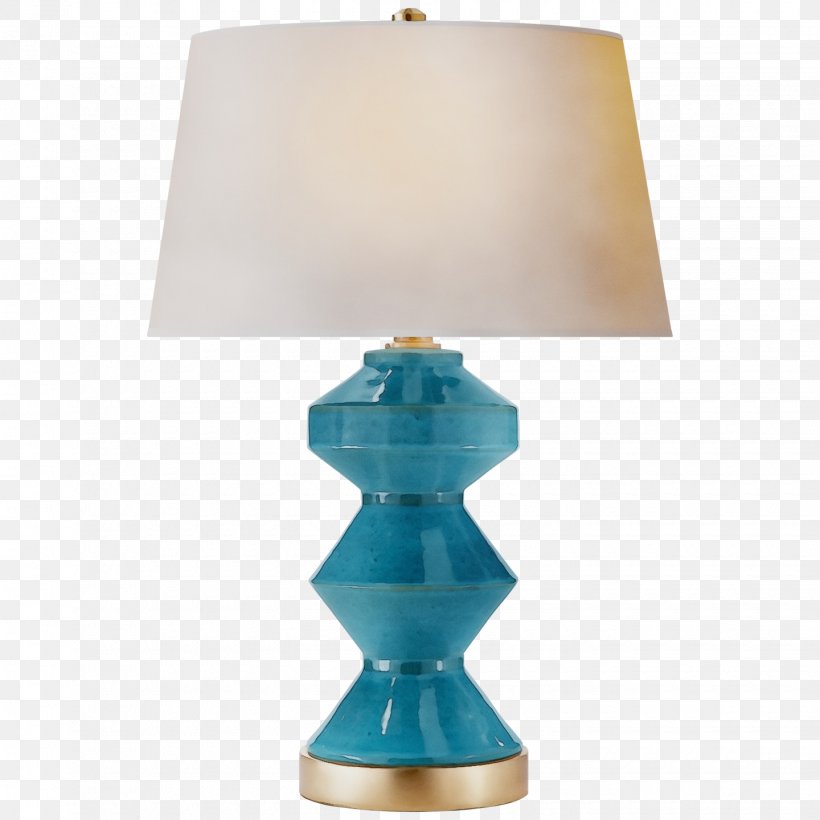 Lamp Light Fixture Blue Lighting Turquoise, PNG, 1440x1440px, Watercolor, Aqua, Blue, Lamp, Lampshade Download Free