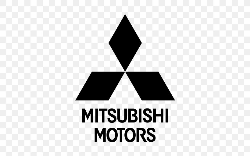 Mitsubishi Motors Car Mitsubishi Outlander Mitsubishi RVR, PNG, 512x512px, Mitsubishi, Area, Black, Black And White, Brand Download Free