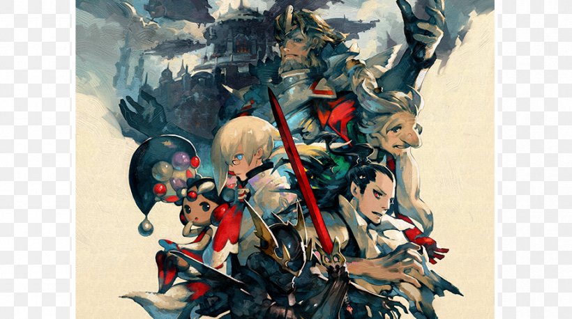 Bravely Default Design Works: The Art Of Bravely 2010-2013 Bravely Second: End Layer Final Fantasy Tactics Final Fantasy XII, PNG, 916x512px, Watercolor, Cartoon, Flower, Frame, Heart Download Free