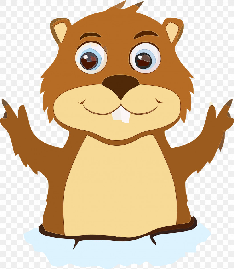 Cartoon Squirrel Waving Hello Smile Pleased, PNG, 2608x3000px, Groundhog Day, Cartoon, Groundhog, Happy Groundhog Day, Paint Download Free