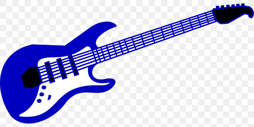 Electric Guitar Bass Guitar Clip Art, PNG, 1280x640px, Electric Guitar, Acoustic Electric Guitar, Acousticelectric Guitar, Bass Guitar, Blue Download Free