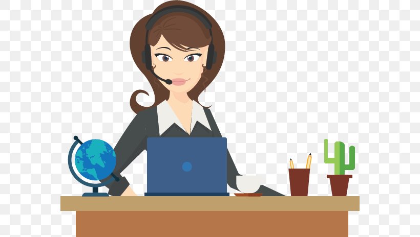 Clip Art Receptionist Employment Secretary Biuras, PNG, 584x464px, Receptionist, Advertising, Biuras, Business, Communication Download Free