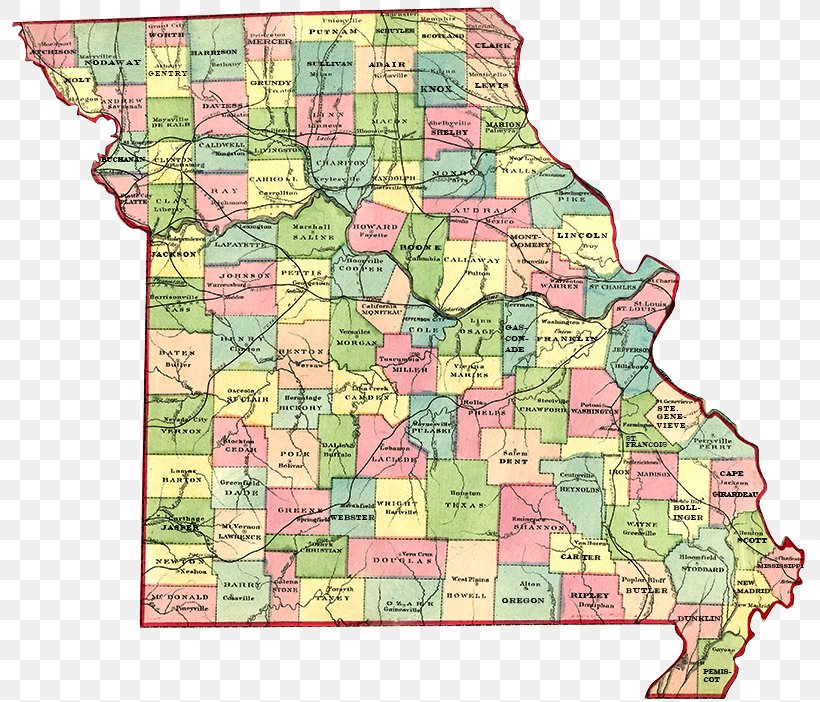 Jackson County Mo Zip Code Wall Map Basic Style By Marketmaps