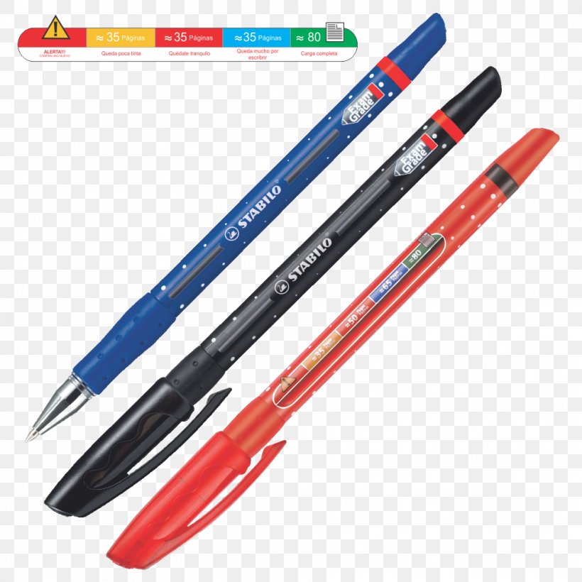 Ballpoint Pen Pencil Schwan-STABILO Schwanhäußer GmbH & Co. KG Stabilo Exam Grade Ballpoint, PNG, 1001x1001px, Ballpoint Pen, Ball Pen, Black, Blue, Brand Download Free