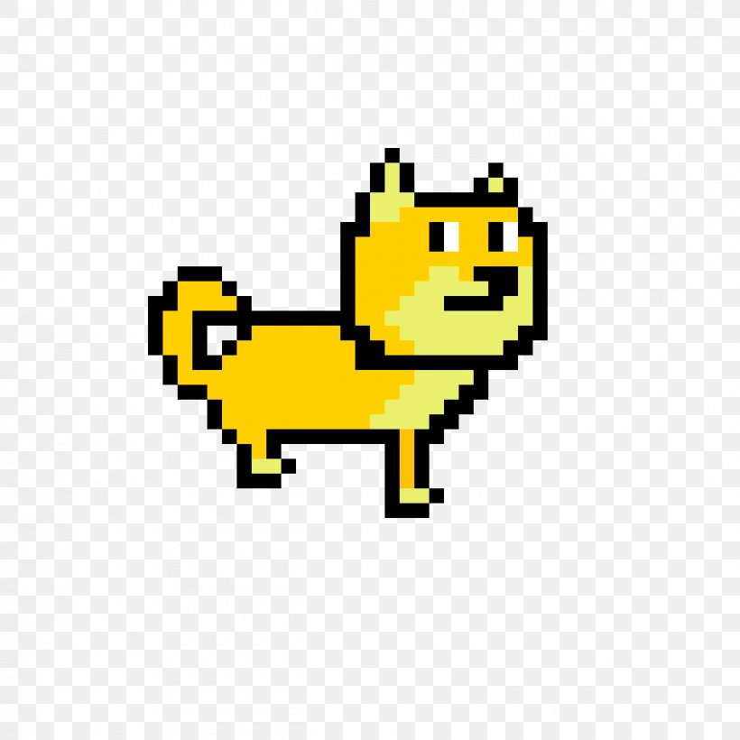 Pixel Art Doge Drawing Clip Art, PNG, 1200x1200px, Art, Area, Concept ...