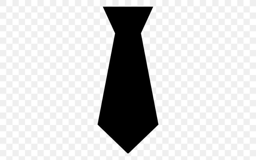 Necktie Line Angle, PNG, 512x512px, Necktie, Black, Black And White, Black M, Dress Download Free