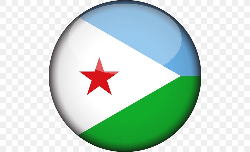 Flag Of Djibouti Gallery Of Sovereign State Flags Clip Art, PNG, 500x500px, Djibouti, Ball, Flag, Flag Of Djibouti, Flag Of Guineabissau Download Free