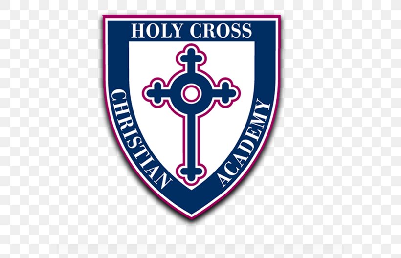 Holy Cross Academy Holy Cross Christian Academy Christian School Catholic School, PNG, 587x528px, Holy Cross Academy, Academy, Area, Blue, Brand Download Free