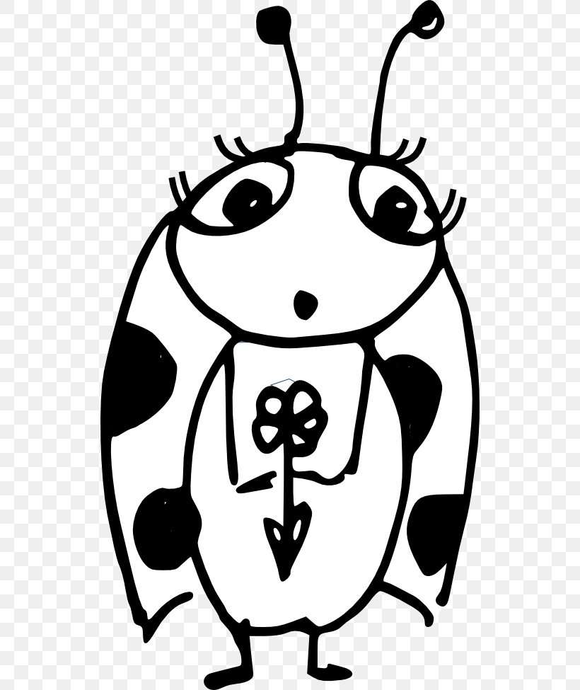Ladybird Beetle Coloring Book Clip Art, PNG, 536x975px, Ladybird Beetle, Art, Artwork, Beetle, Black And White Download Free