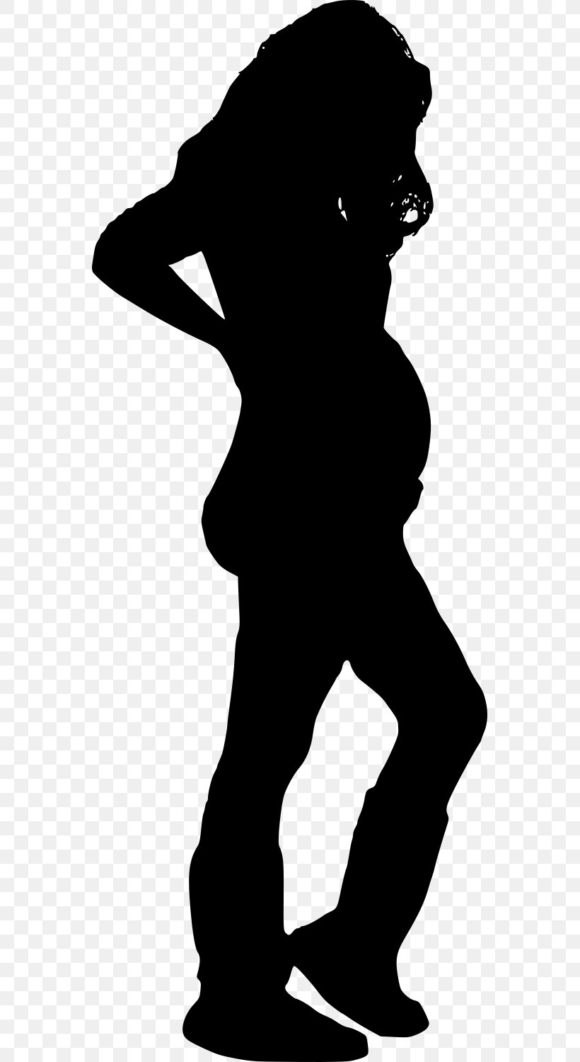 Silhouette Clip Art, PNG, 559x1500px, Silhouette, Art, Black, Black And White, Female Download Free