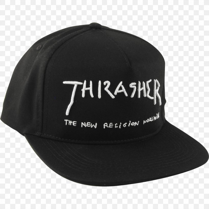 Baseball Cap Thrasher Presents Skate And Destroy Religion Skateboarding, PNG, 1500x1500px, Baseball Cap, Black, Brand, Cap, Clothing Download Free