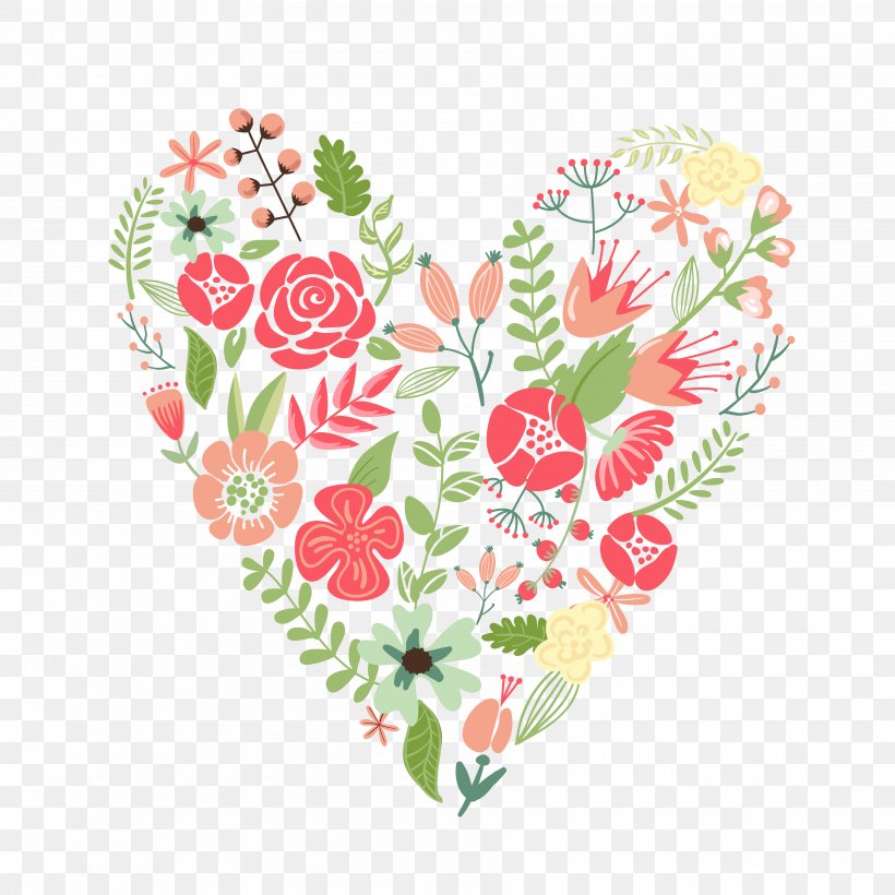 Wedding Invitation Paper Heart Flower Clip Art, PNG, 3600x3600px, Watercolor, Cartoon, Flower, Frame, Heart Download Free