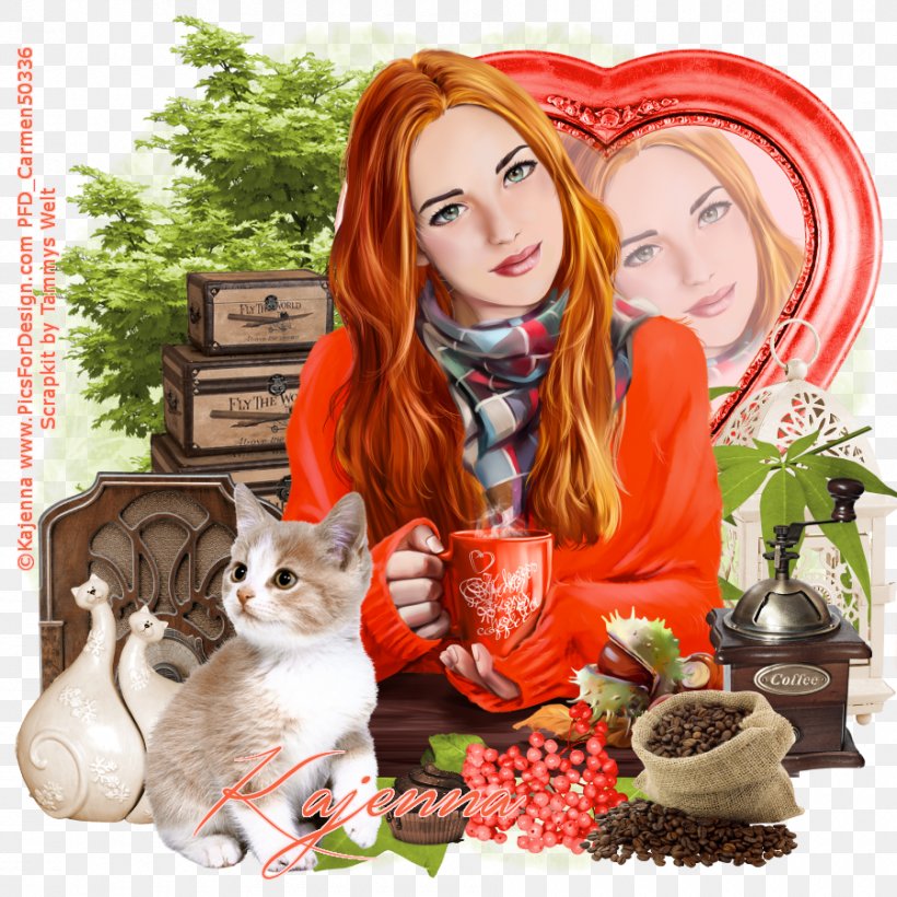 Cat Photomontage Red Hair Play Hide-and-seek, PNG, 900x900px, Cat, Ball, Boredom, Flower, Hair Download Free