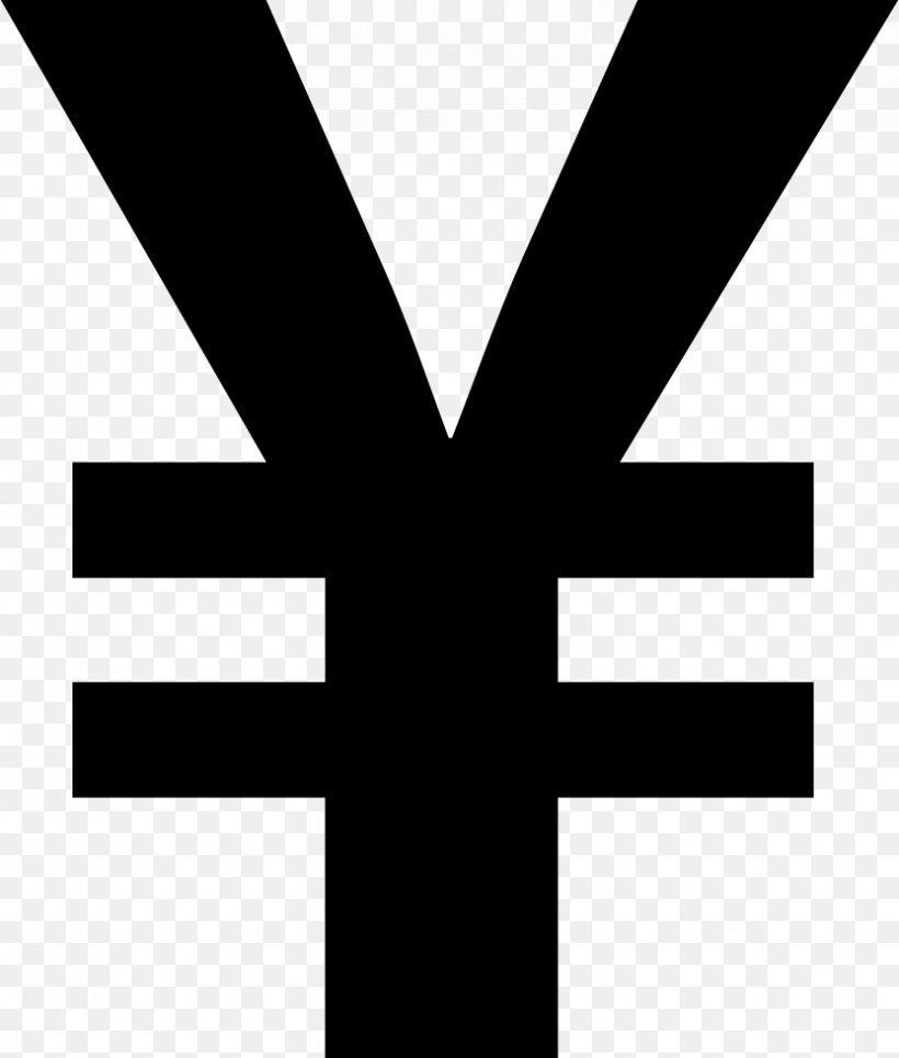 Yen Sign Japanese Yen Currency Symbol, PNG, 832x980px, Yen Sign, Black, Black And White, Brand, Currency Download Free