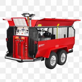 Scba Air Cylinders - Compressor De Ar Air Machine Fire Department PNG