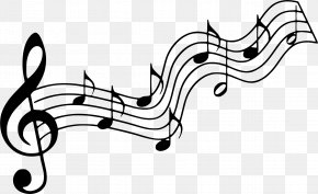 Hand Drawn Feather - Musical Note Clip Art PNG