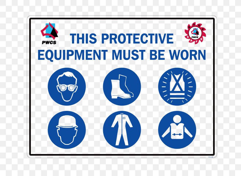 Personal Protective Equipment High-visibility Clothing Signage Occupational Safety And Health, PNG, 800x600px, Personal Protective Equipment, Accident, Area, Blue, Brand Download Free