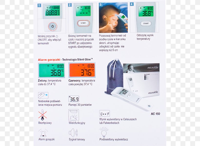 Thermometer Temperature Poland Frontal Lobe, PNG, 800x600px, Thermometer, Advertising, Brand, Cleanser, Electronics Download Free