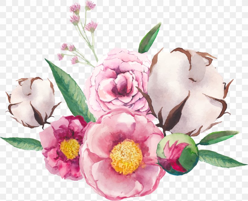 Flower Bouquet Floral Design Watercolor Painting Illustration, PNG, 8085x6551px, Flower, Cut Flowers, Drawing, Floral Design, Floristry Download Free