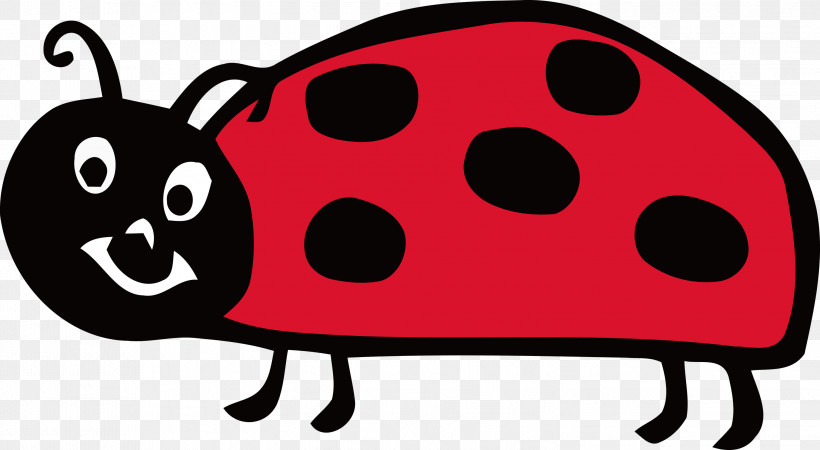 Ladybug, PNG, 2999x1646px, Ladybug, Biology, Black, Cartoon, Science Download Free