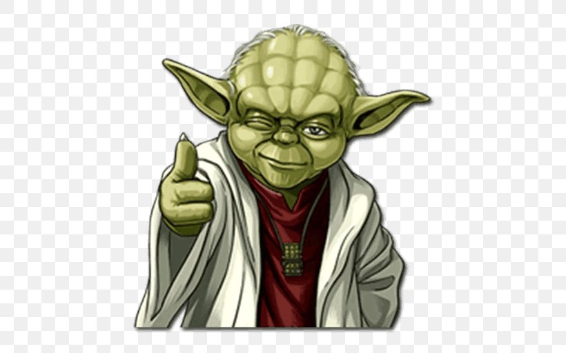 Yoda Emoji Star Wars Sticker, PNG, 512x512px, Yoda, Art, Cartoon, Decal, Emoji Download Free