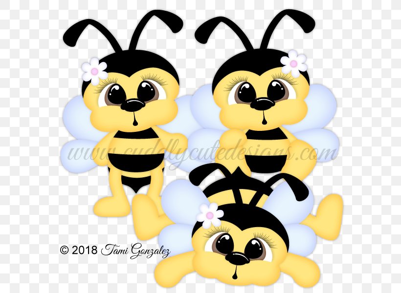 Honey Bee Clip Art Illustration Digital Scrapbooking, PNG, 600x600px, Honey Bee, Animal, Bee, Cartoon, Cuteness Download Free