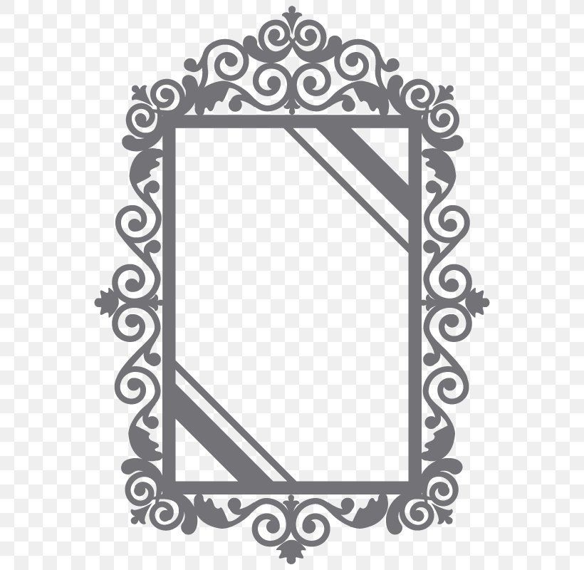 Mirror Picture Frames Drawing, PNG, 800x800px, Mirror, Area, Black, Black And White, Brand Download Free
