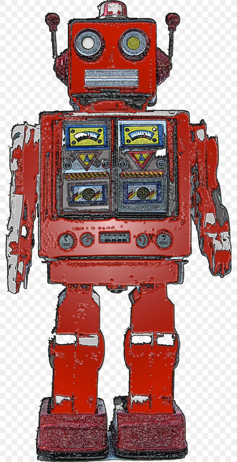 Robot Mecha Figurine Retro Style, PNG, 782x1600px, Robot, Figurine, Machine, Mecha, Retro Style Download Free