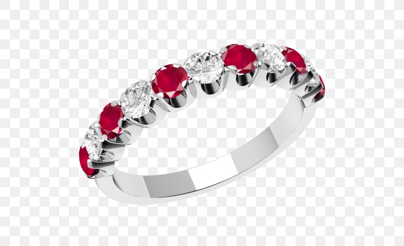 Ruby Wedding Ring Engagement Ring Eternity Ring, PNG, 500x500px, Ruby, Blood Diamond, Body Jewelry, Carat, Cut Download Free