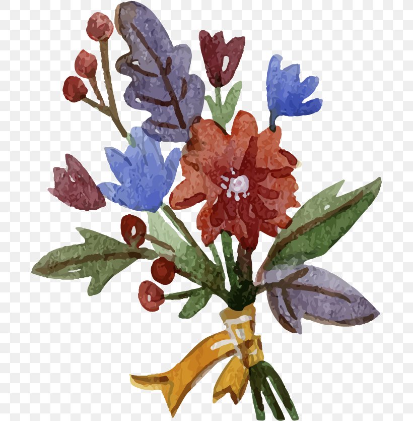 Watercolor Painting Flower, PNG, 699x835px, Watercolor Painting, Art, Autumn, Creative Arts, Cut Flowers Download Free