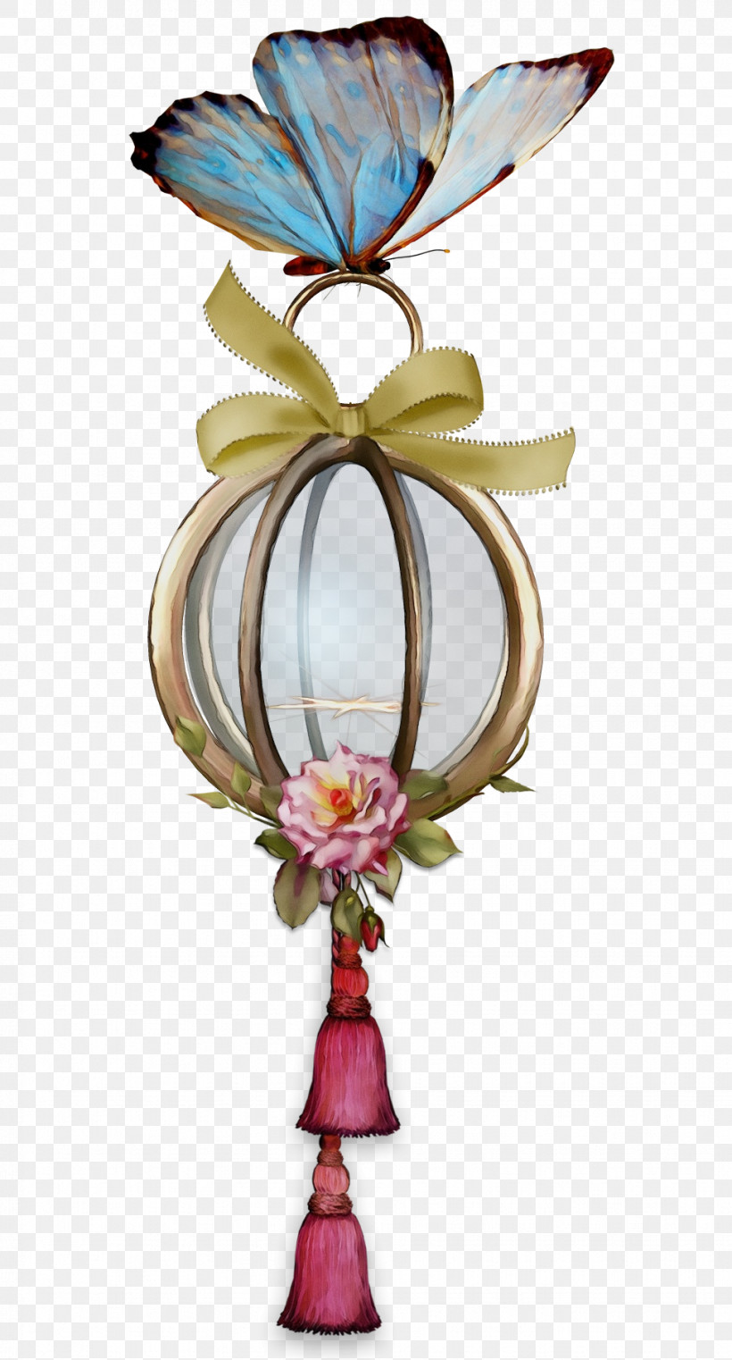 Christmas Ornament, PNG, 972x1805px, Watercolor, Christmas Day, Christmas Ornament, Flower, Ornament Download Free