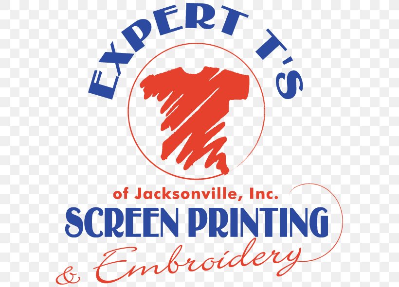 Expert T's Screen Printing Logo Embroidery Textile, PNG, 600x591px, Logo, Brand, Embroidery, Florida, Handkerchief Download Free