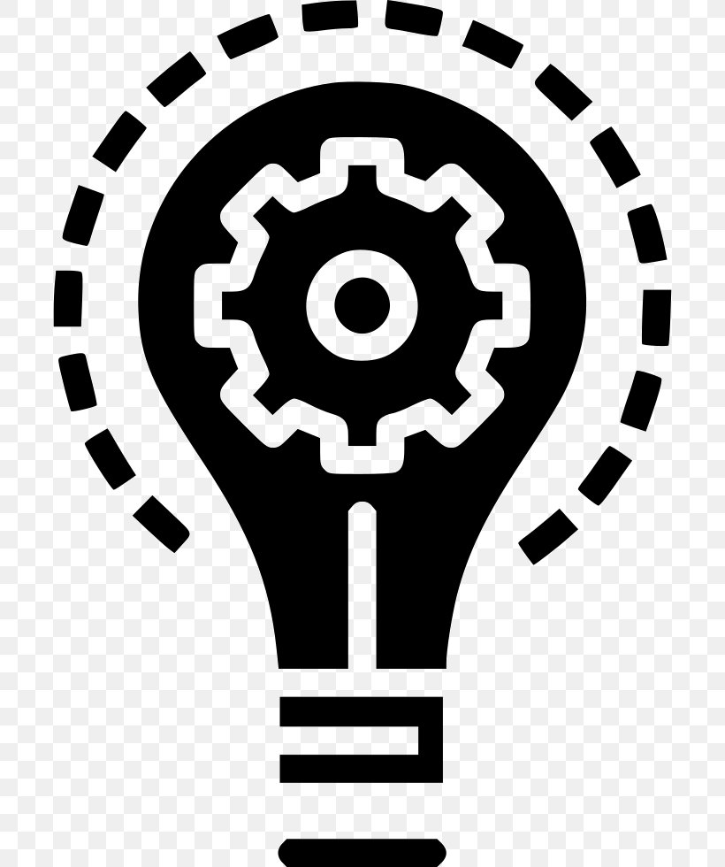 Incandescent Light Bulb Innovation Business, PNG, 700x980px, Light, Black And White, Business, Gear, Idea Download Free