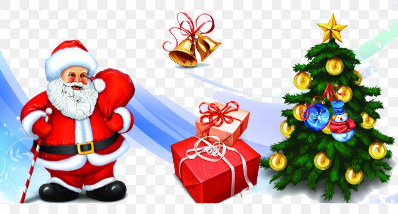 Santa Claus Christmas Decoration Christmas Tree Clip Art, PNG, 999x537px, Santa Claus, Christmas, Christmas And Holiday Season, Christmas Decoration, Christmas Ornament Download Free