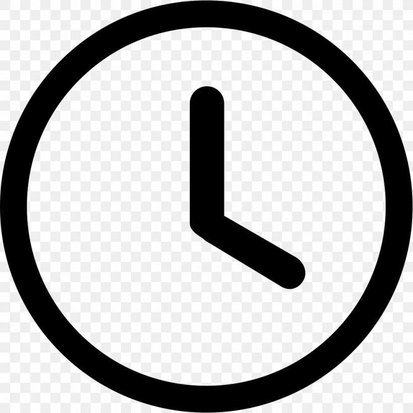 Alarm Clocks Clip Art, PNG, 981x982px, Clock, Alarm Clocks, Area, Black And White, Icon Design Download Free