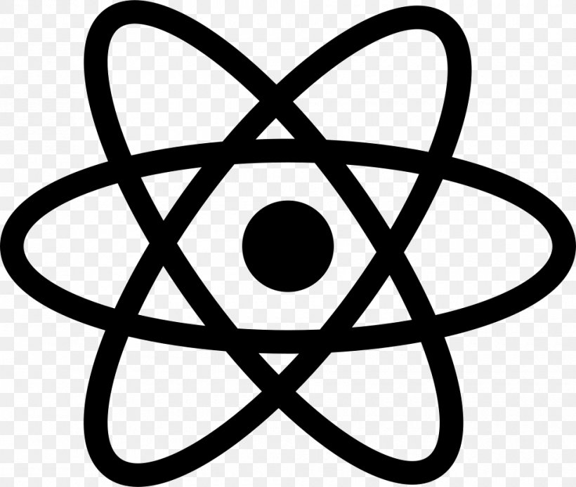 Atom Symbol Sign Shape, PNG, 980x830px, Atom, Atomic Theory, Black, Black And White, Chemistry Download Free