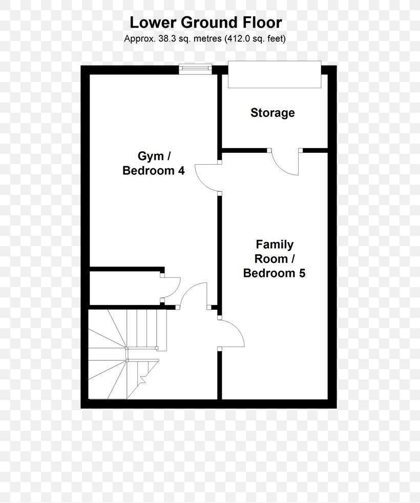 Apartment House Bedroom Storey Semi-detached, PNG, 520x981px, Apartment, Area, Bathroom, Bedroom, Black And White Download Free