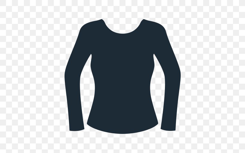 T-shirt Sleeve Clothing Женская одежда Sweater, PNG, 512x512px, Tshirt, Arm, Black, Clothing, Clothing Accessories Download Free