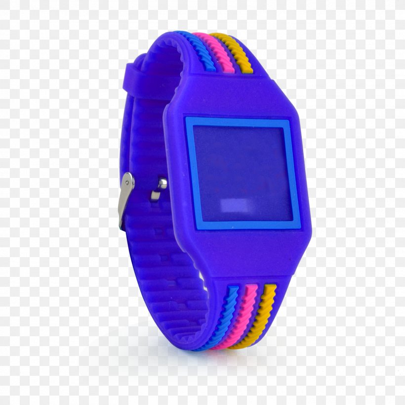 Wristband Radio-frequency Identification Bracelet Watch, PNG, 1600x1599px, Wristband, Access Control, Blue, Bracelet, Cobalt Blue Download Free
