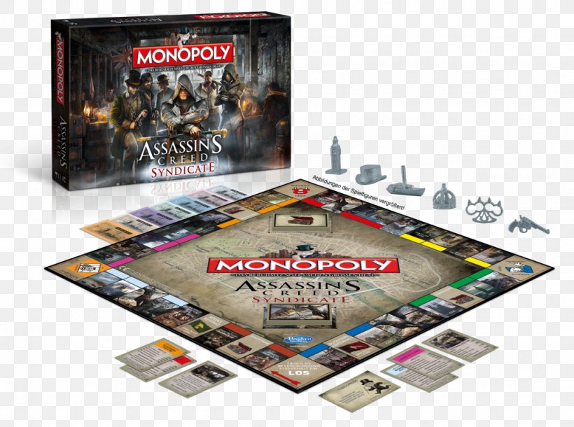 Assassin's Creed Syndicate Monopoly Assassin's Creed III: Liberation World Of Warcraft, PNG, 1024x762px, Monopoly, Board Game, Game, Games, Indoor Games And Sports Download Free