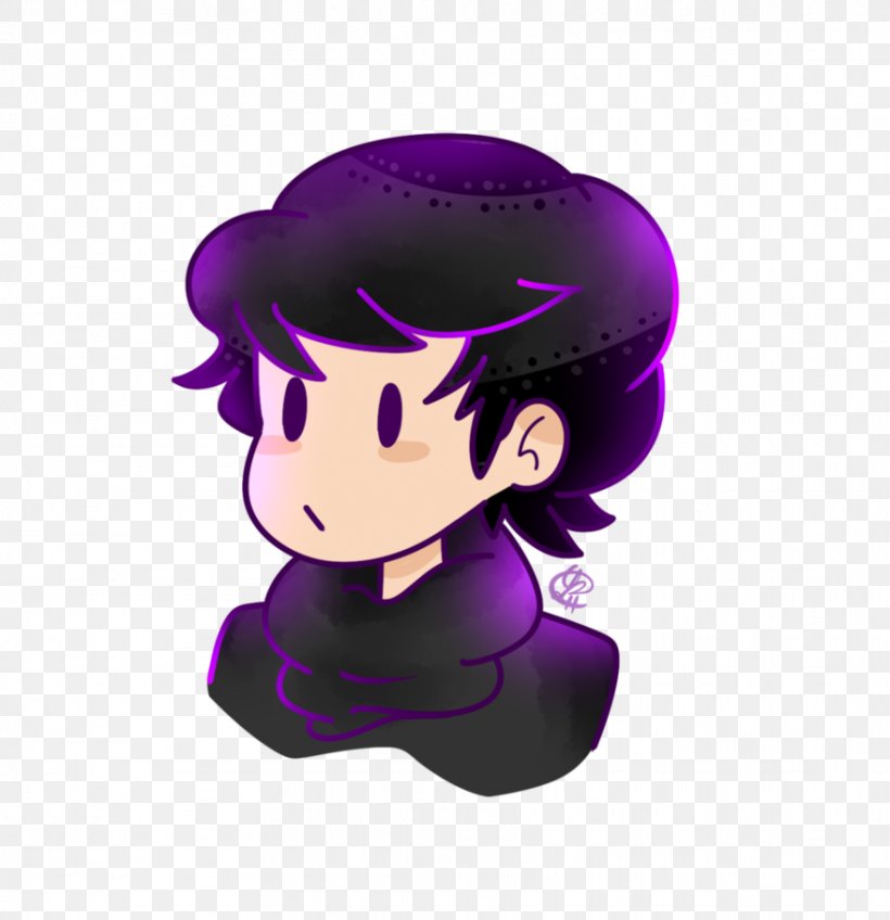 Black Hair Desktop Wallpaper Purple Clip Art, PNG, 879x910px, Black Hair, Cartoon, Character, Computer, Fictional Character Download Free