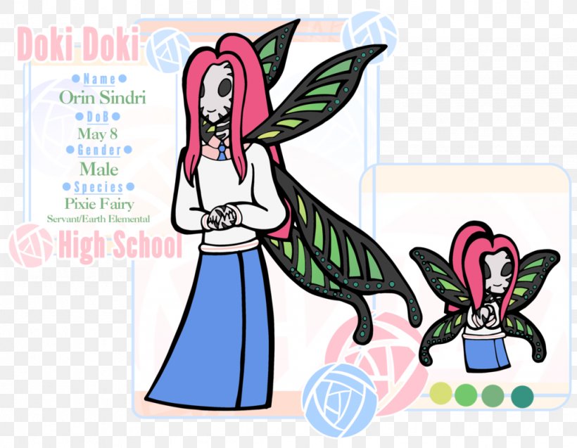 Doki Doki Literature Club! Sindri Video Games Illustration High School, PNG, 1024x796px, Watercolor, Cartoon, Flower, Frame, Heart Download Free