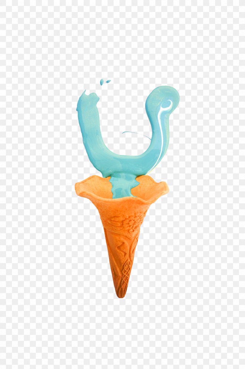 Ice Cream Cone Turquoise, PNG, 1200x1806px, Ice Cream, Cone, Cream, Ice Cream Cone, Turquoise Download Free