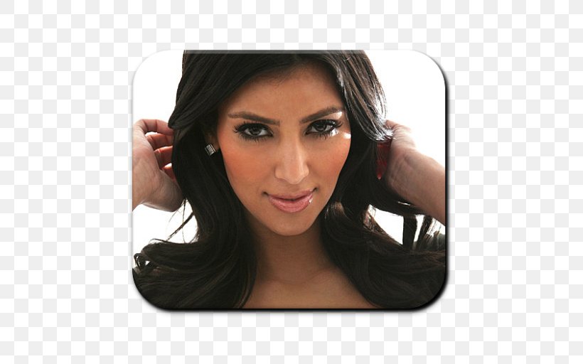 Kim Kardashian Keeping Up With The Kardashians Celebrity Reality Television, PNG, 512x512px, Kim Kardashian, Actor, Beauty, Black Hair, Brown Hair Download Free