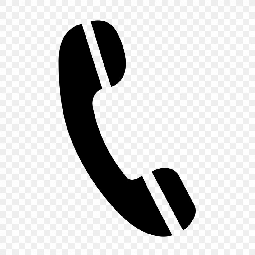 Telephone Call Handset Symbol, PNG, 1200x1200px, Telephone, Black, Black And White, Brand, Email Download Free