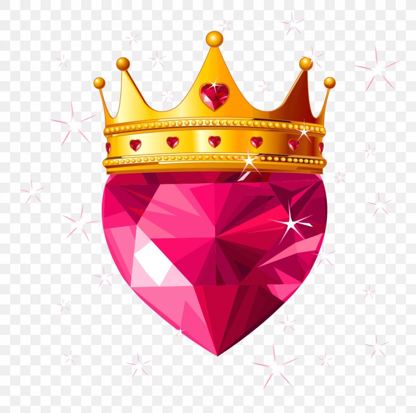 Crown Royalty-free Clip Art, PNG, 1137x1129px, Crown, Heart, Magenta, Princess, Royaltyfree Download Free