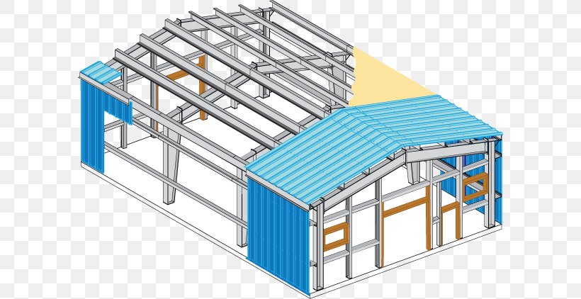 Steel Building Architectural Engineering Pre-engineered Building Metal Roof, PNG, 602x422px, Steel Building, Architectural Engineering, Building, Building Design, Corrugated Galvanised Iron Download Free