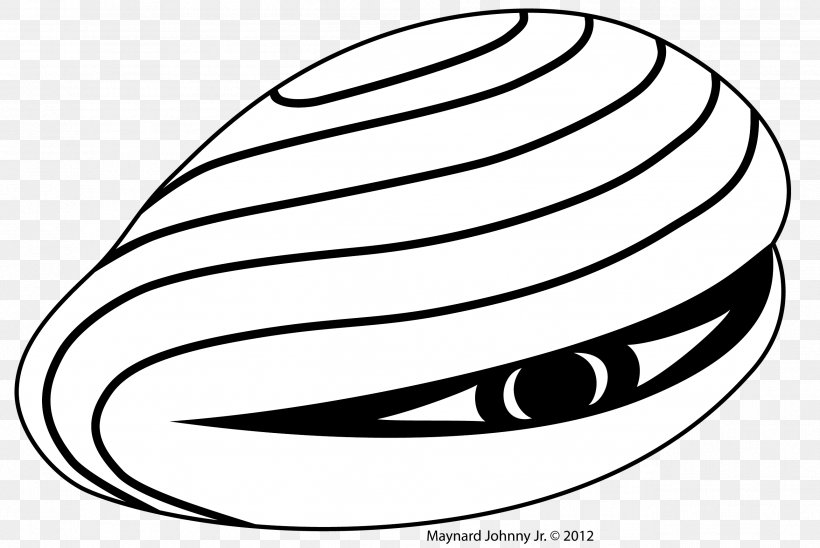 Clam Royalty-free Art Clip Art, PNG, 2577x1725px, Clam, Art, Artwork, Black And White, Coloring Book Download Free