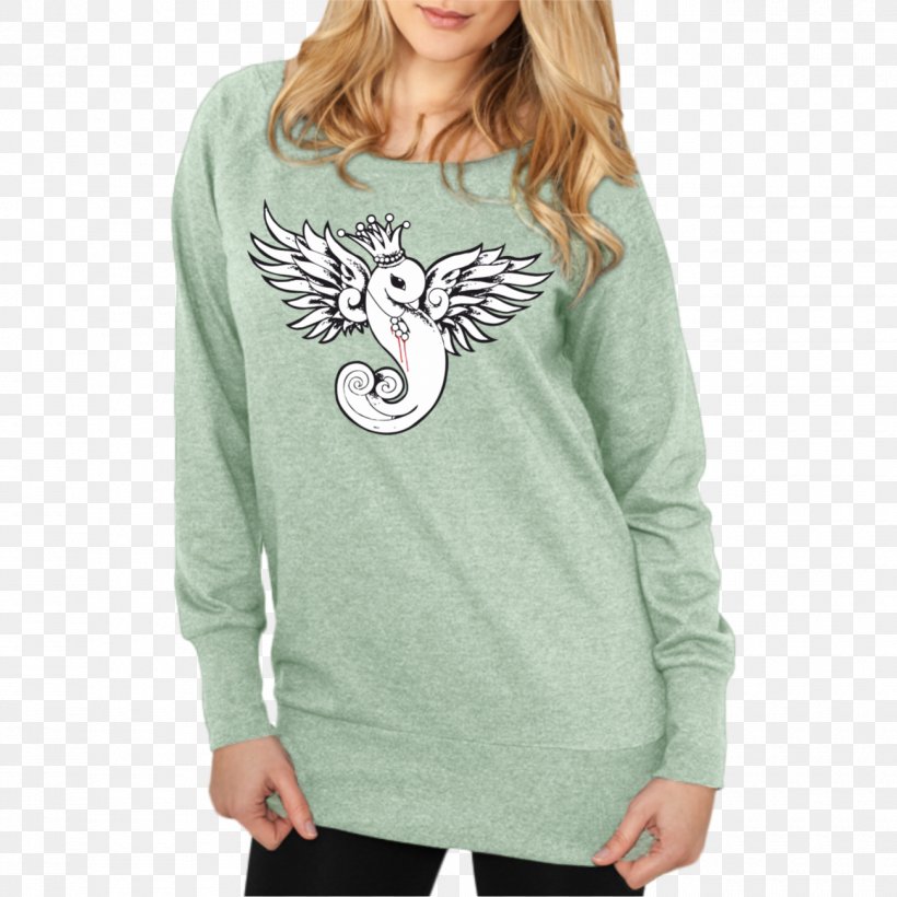 Long-sleeved T-shirt Hoodie Dachshund Bluza, PNG, 1300x1300px, Watercolor, Cartoon, Flower, Frame, Heart Download Free